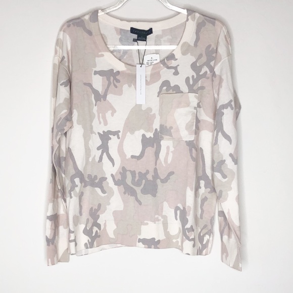 Sanctuary camo one pocket sweater NWT - Picture 4 of 7